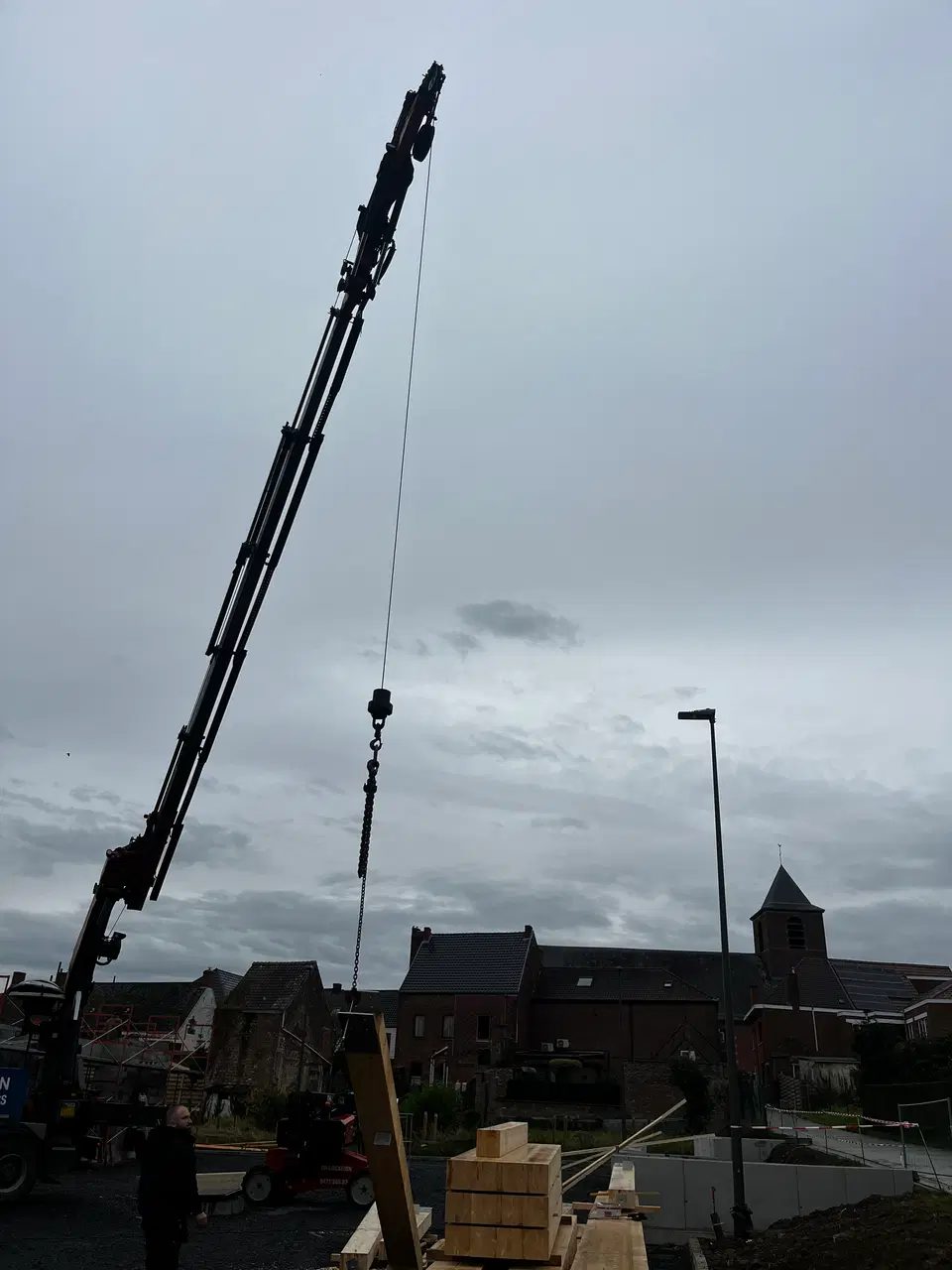 Halle de Toscane — au début du chantier