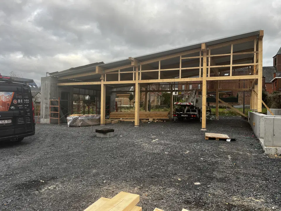 Halle de Toscane — pendant les travaux