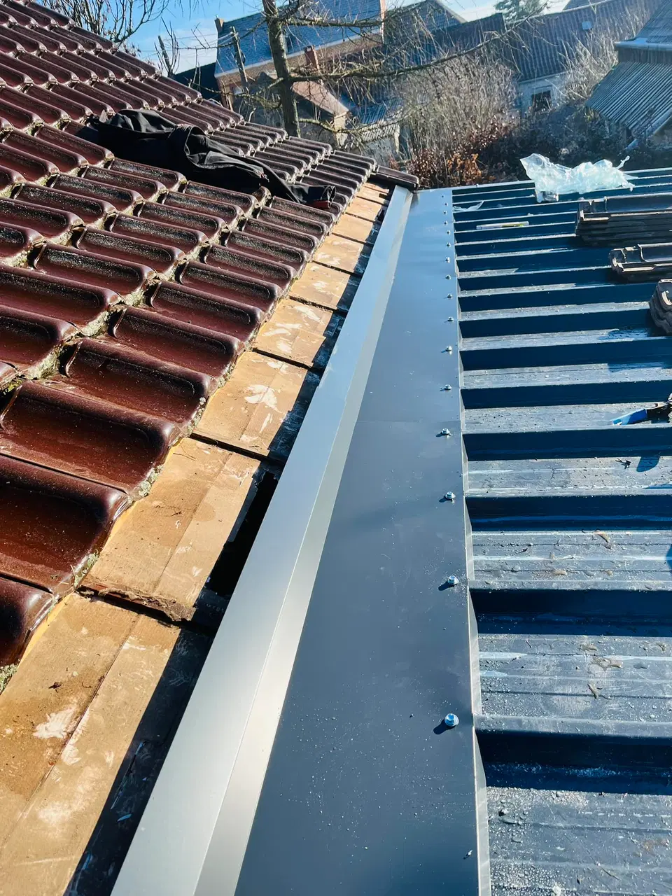 Une véranda refaite, de la charpente au plafond — pendant les travaux