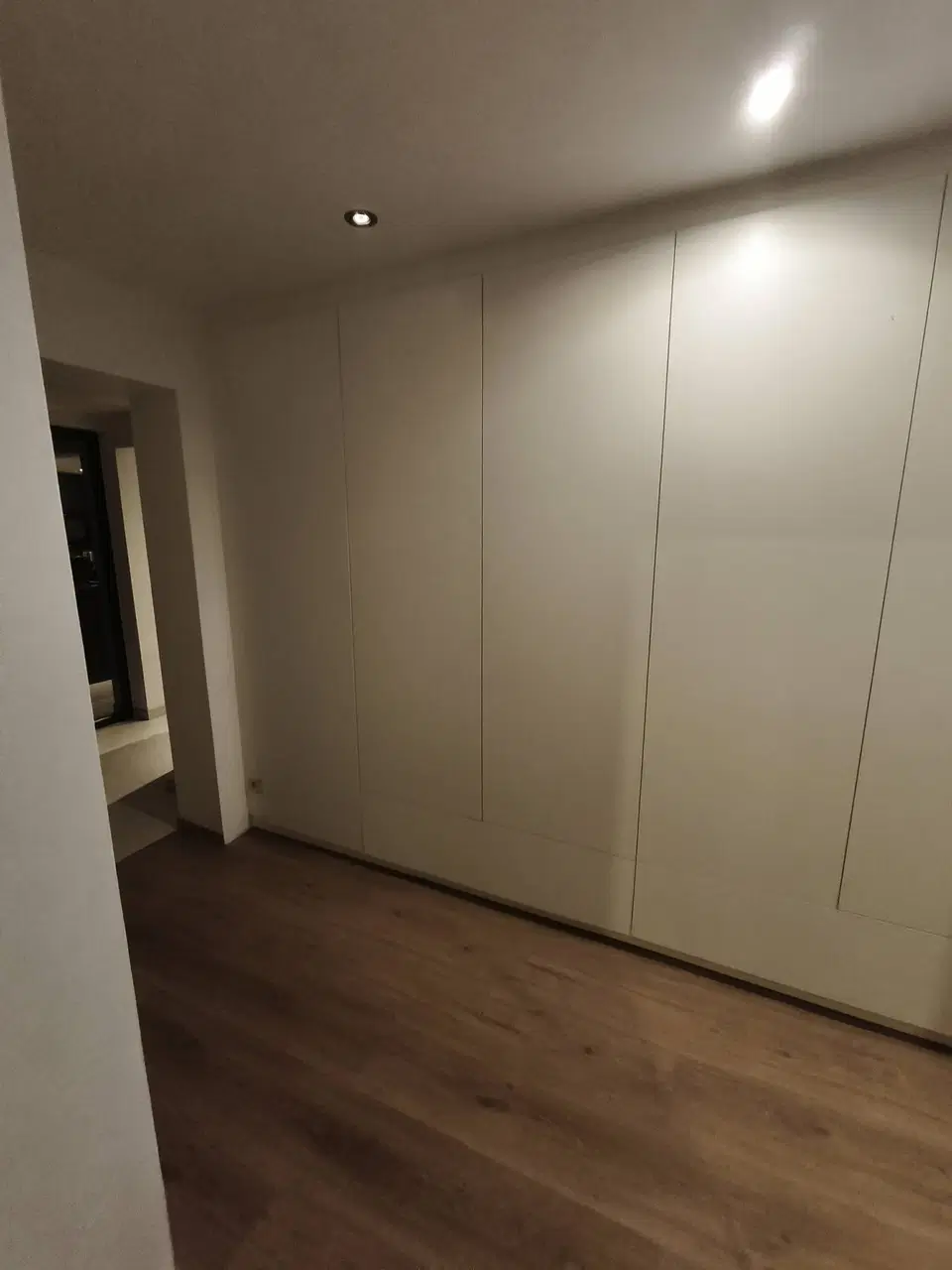 Vestiaire sur mesure — pendant les travaux